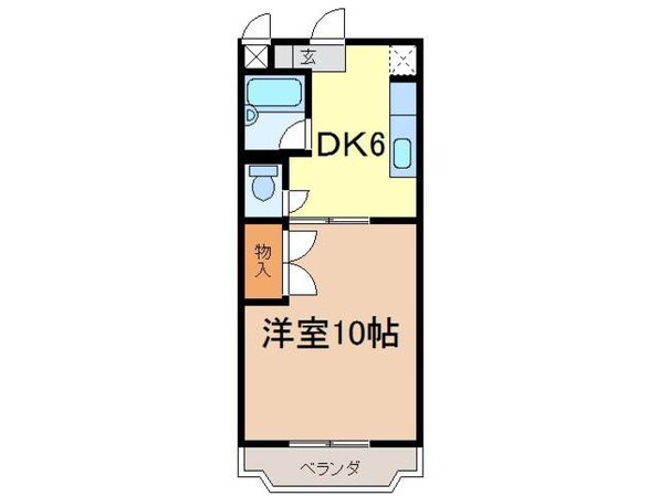 マンションＣｌｏｖｅｒの物件間取画像